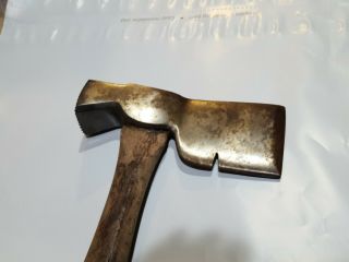 Vintage Carpenter ' s Half Hatchet / Axe with Knurled Hammer Head & Nail Puller 3