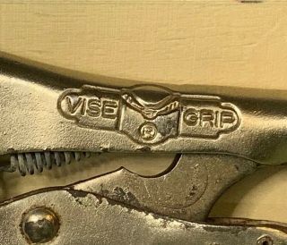 Vintage Vise Grip 7R - Peterson Dewitt - Locking Pliers - USA 2