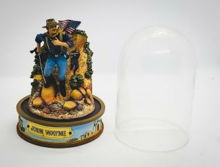 Tfm John Wayne 1966 Limited Edition Hand Painted Sculpture Domed Glass