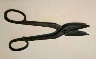Vintage Wiss 19 Tin Snips 12.  5 " Metal Shears