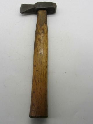 Vintage Small 1.  2 Pounds Metal Square Faced Hammer Hatchet Axe 11.  75” Long