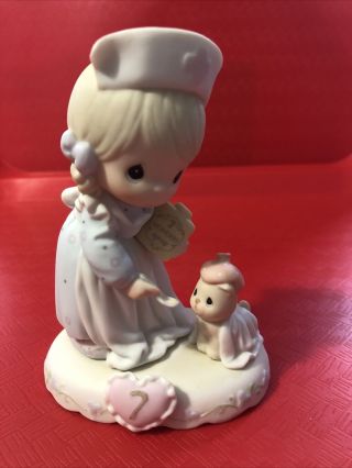 1995 Precious Moments Figurine “growing In Grace” Age 7 163740 No Box