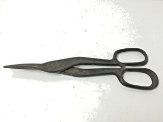 Vintage Crescent Tool Co Tin Snips Metal Shears Straight Cut Tool Diy Homeowner
