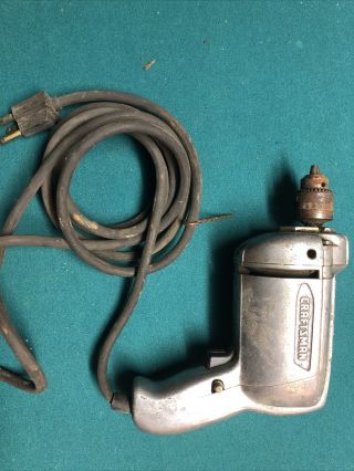 Craftsman Industrial Rated 1/4 " Electric Drill Model No.  315.  7980 Vintage