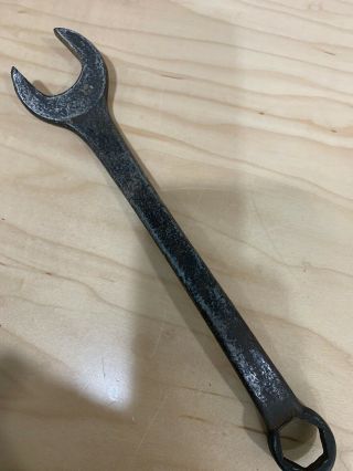 Vintage Fort M 31 Curve Combination Box & Open End 6 Point Wrench 1 - 1/8  - 11/16