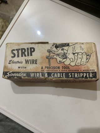 Vintage Speedex 766 Wire And Cable Stripper