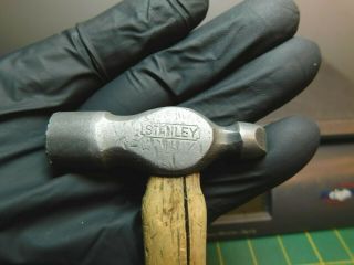 Vintage Stanley 2 - Oz Ball Pein Hammer Small Ball Peen Hammer 4.  8oz W/handle
