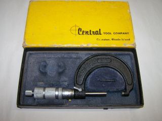 Vintage Central Tool Co.  2 " Outside Micrometer 22rl