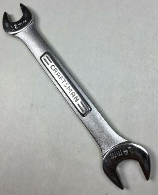 Vintage Craftsman Tools 44506 Metric Open End Wrench 14mm X 12mm - Vv - Series Usa