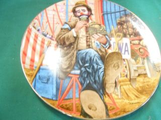 Collector Plate - Emmett Kelly " Greatest Clowns Of The Circus " Postage Usa