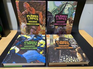 Planet Of The Apes Archive Vol 1 2 3 4 Hardcover Set Boom Studios - Nm