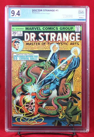 Doctor Strange 1 (1974 Marvel) Pgx 9.  4 Nm Near - Htf Bronze Key,  Cgc