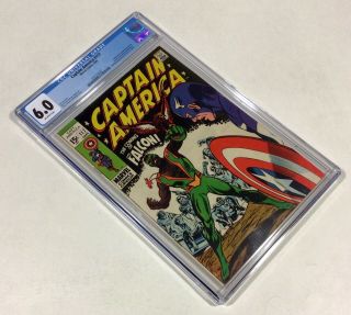 Captain America 117 CGC 6.  0 KEY (1st Falcon & Origin) 1969 Marvel 2