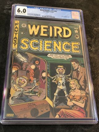 Weird Science 15 (4) Cgc 6.  0 Ow/w Pages