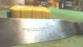 Vintage - - Bullock Mfg.  Associates - Springfield,  Mass.  Usa - Tapered Knife - Spreader