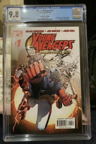 Young Avengers 1 Cgc 9.  8 Nm/mt,  Director 