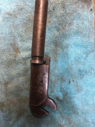 Vintage Boos Tool Corp 7 1/2 " Adjustable Wrench - Kansas City,  Missouri Patented,