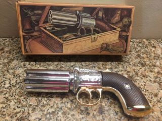 Avon Tai Winds Cologne Pepperbox Pistol - 1850 Style W/ Box