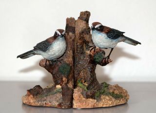 Hour Of Power Sparrows Club 2002 Heavy Bird Bookends/statue,  Matt 6:26