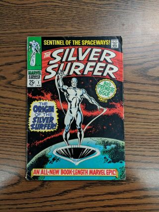 1968 Marvel Silver Surfer 1 Authentic Comic Book Inv0013