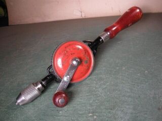 Old Vintage Woodworking Tools Hand Drill Millers Falls No.  77