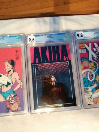 Akira 1 9.  6 Cgc Bright White Pages.  First Print - Manga Grail.  Marvel Comics.  Nm,