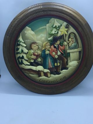 Anri 1978 Christmas Plate Italian Handcrafted Collectible,  The Klocker Singers