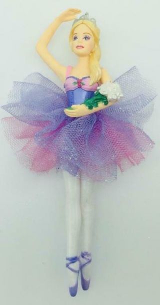 2009 Barbie Ballerina Hallmark Ornament Box Top Writing