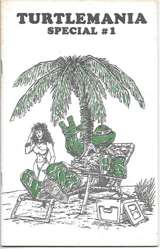 Teenage Mutant Ninja Turtles Turtlemania Special Comic Book 1 Mirage 1986 Fine