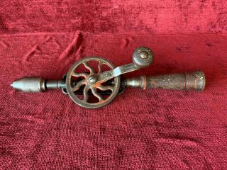Vintage Millers Falls No.  2 Egg Beater Hand Drill