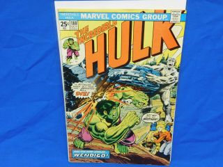 Incredible Hulk 180 1974 Marvel Bronze Key 1st Wolverine Wendigo No Mvs Stamp