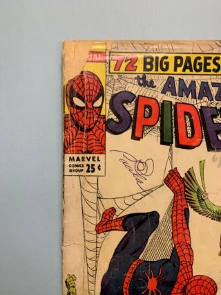 Spider - Man Annual 1 1964 Marvel 1st app Sinister Six 3