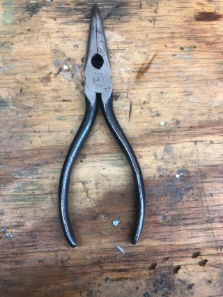 Utica Tools Utica Ny 6 1 - 2 “ Needle Nose Pliers Wire Cutters