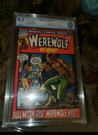 Werewolf By Night 1 Cbcs 8.  5 Marvel Spotlight 2 Continued Like Cgc