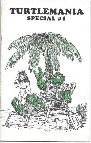 Teenage Mutant Ninja Turtles Turtlemania Special Comic Book 1 Mirage 1986 Fn/f,