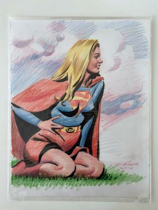 Supergirl Colour Art By Steve Rude 2010