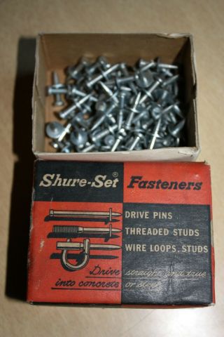 Vintage Ramset Shure Set Drive Pins Fasteners