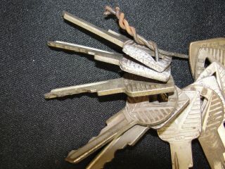 11 Vintage 1950 ' s and 1960 ' s Ford Car Truck Keys - Cut Keys 2