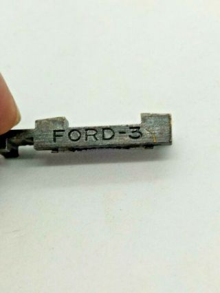 Curtis Model 15 Key Cutter Carriage Ford - 3
