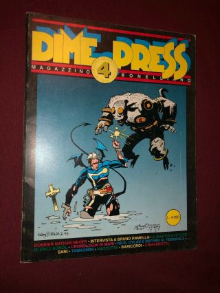 Dime Press 4 - 1st Appearance Of Hellboy (mike Mignola) Prototype