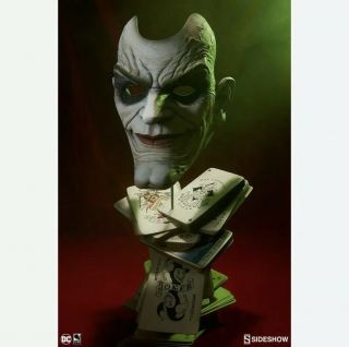 Sideshow Joker Face Of Insanity Life - Size Bust