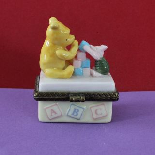 Midwest Of Cannon Falls Disney Classic Winnie The Pooh & Piglet Trinket Box