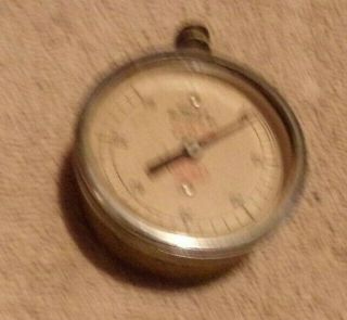 Vintage Brass Air Reduction Pressure Gauge 0 - 60 Airco Of Ny 841007