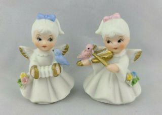 Napco Miniature Angel Figurines Set Of 2