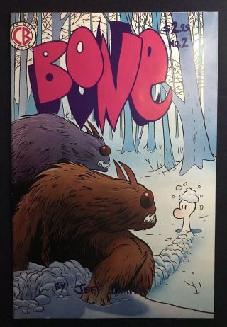 Bone 1991 2 First Printing Jeff Smith Cartoon Books Comic 1st Print