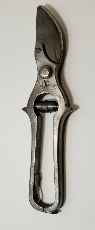 Vintage Garden Pruners / Shears With Coil Spring 8.  5 " French