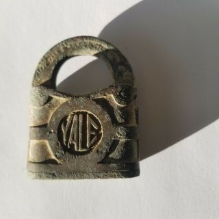 Vintage Yale Brass Pad Lock