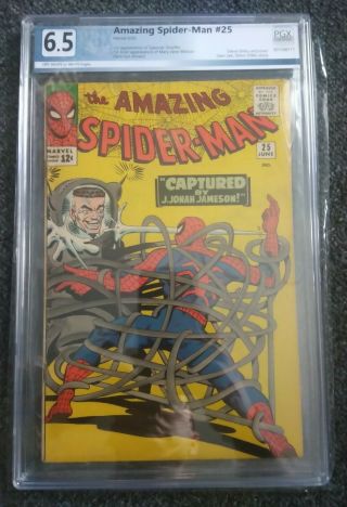 Spider - Man 25 Pgx 6.  5 1st Cameo Appearance Of Mary Jane Watson Not Cgc