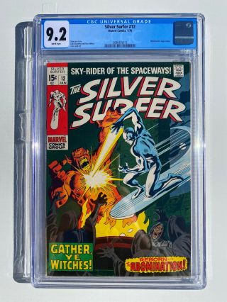Silver Surfer 12 - Cgc 9.  2 - White Pages