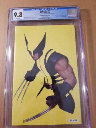 Wolverine 1 - Cgc 9.  8 - 2803/3000 C2e2 Christopher Yellow Cover Variant